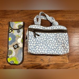 Thirty One toiletry travel bag and flat iron holder
